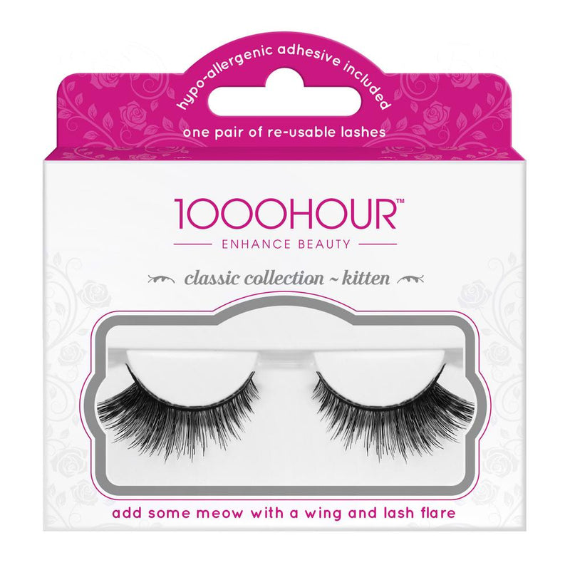 1000 Hour Classic Collection - Kitten Re-Useable Lashes 1 Pair #554