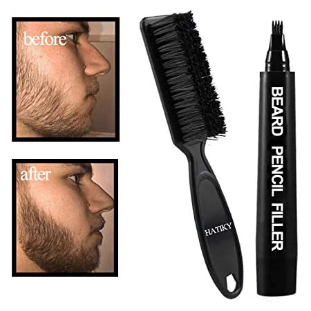 BOB Beard Filler Pen Kit With Brush - Black