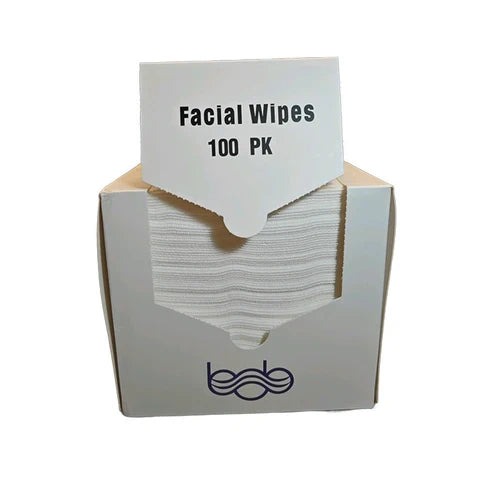 Bob Premium 4-Ply Facial Wipes 100pk 30x30cm