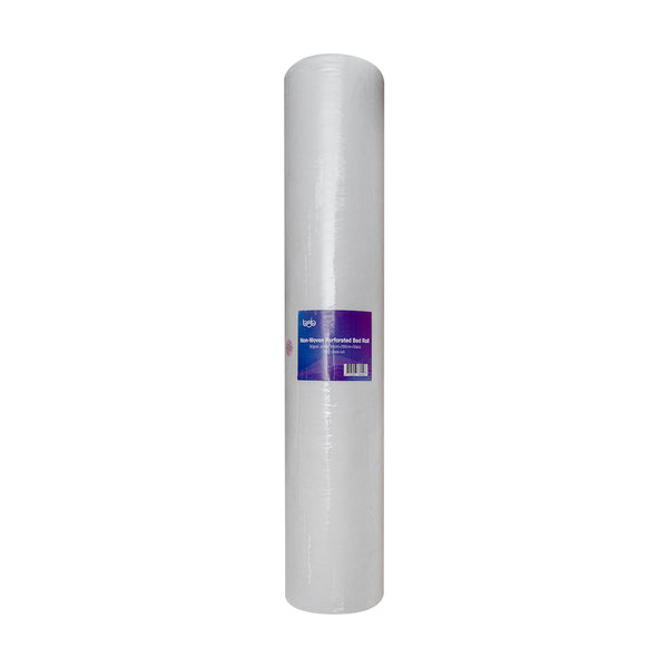 BOB Non-Woven Bed Roll Perforated with Crosscut White 80cm