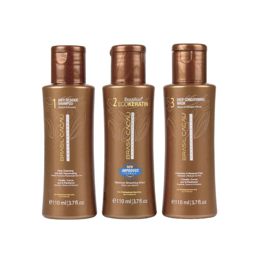 Brasil Cacau Eco Keratin Smoothing Treatment Kit 110ml