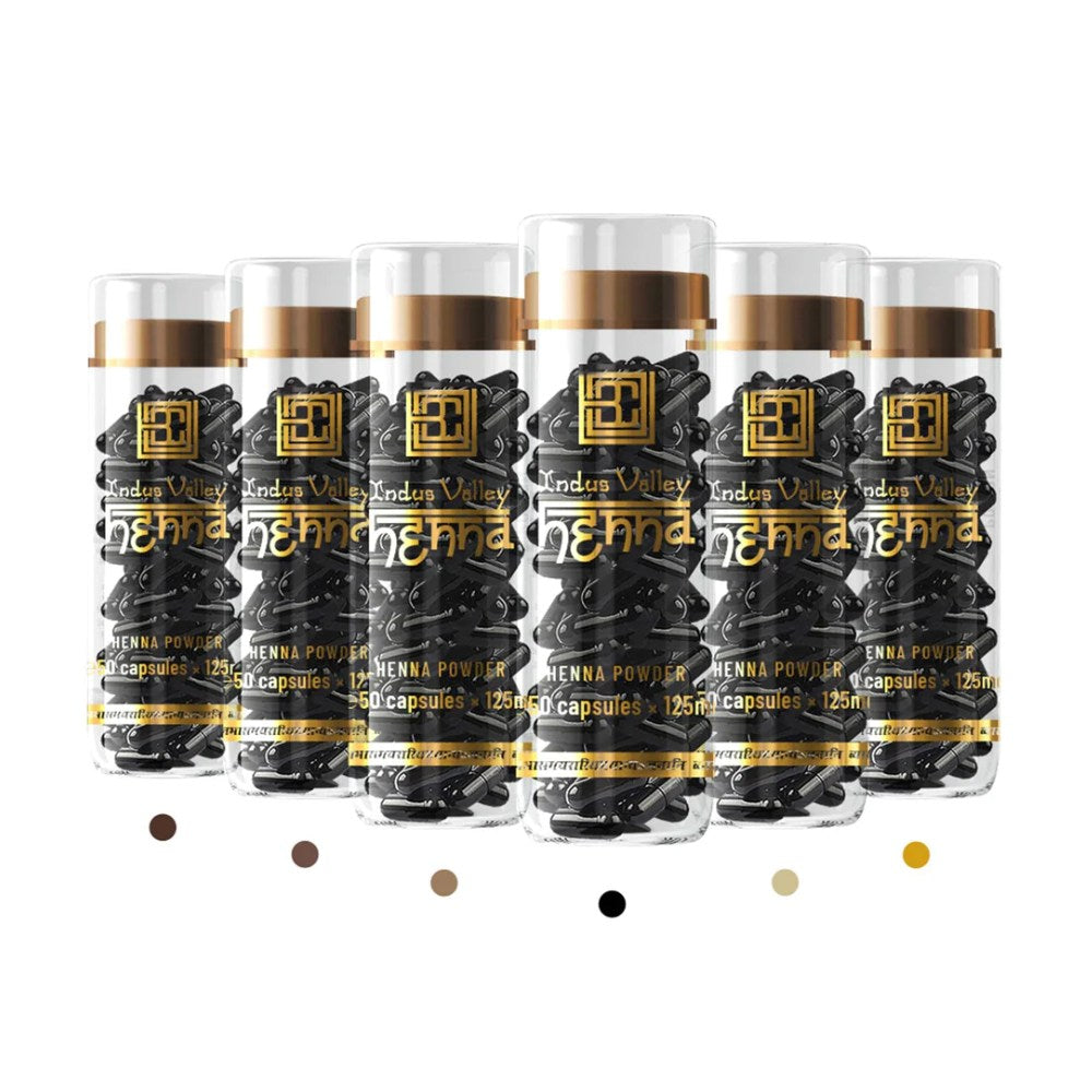 Brow Code Henna Black 50 Capsules x 125mg