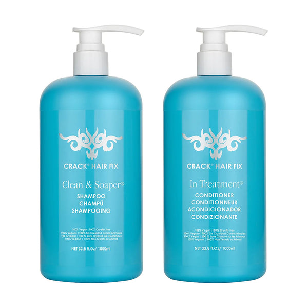 Crack Clean & Soaper Shampoo & In Treatment Conditioner 1L