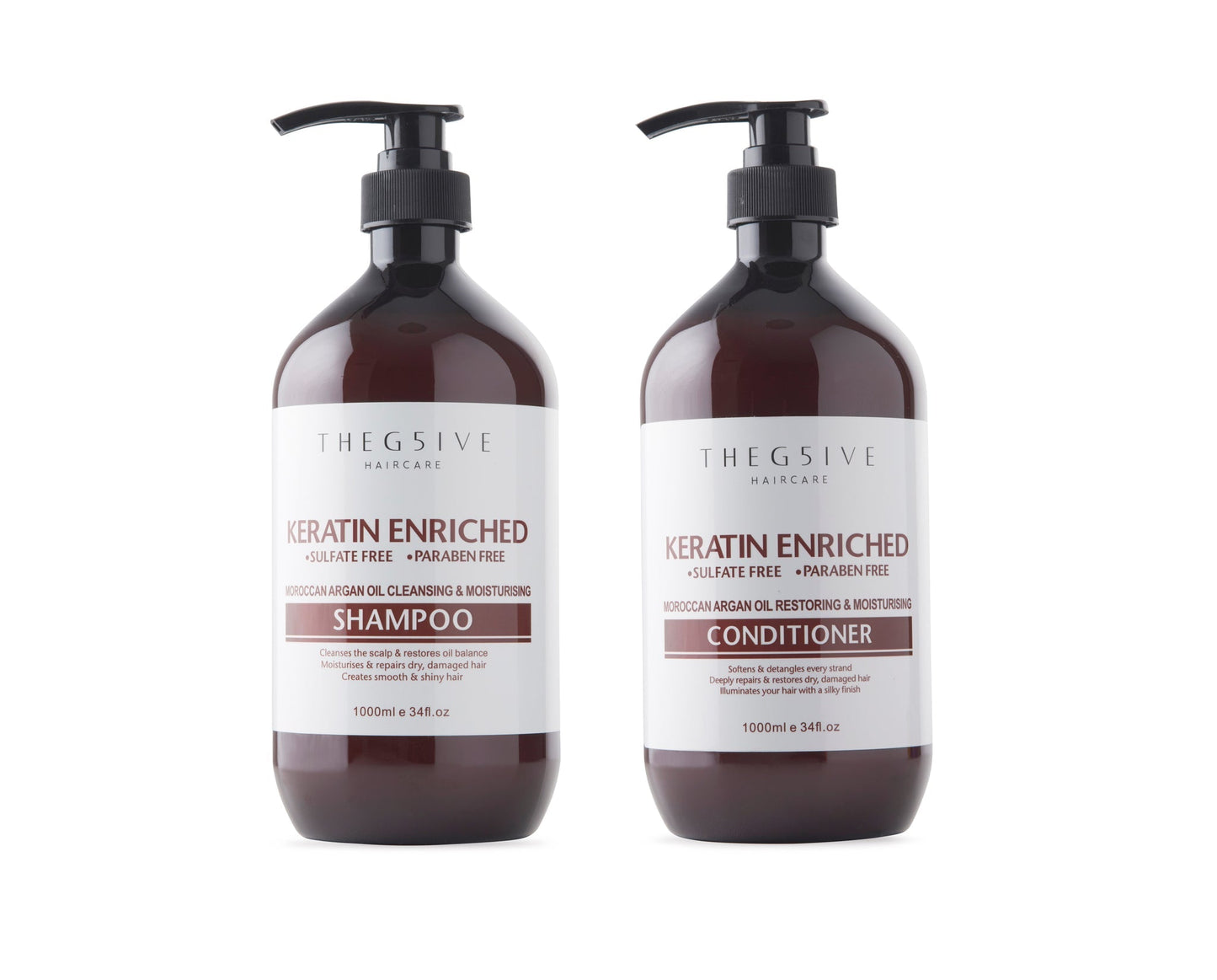 THE G5IVE HAIRCARE Moroccan Argan Oil Duo Pack 1000ml
