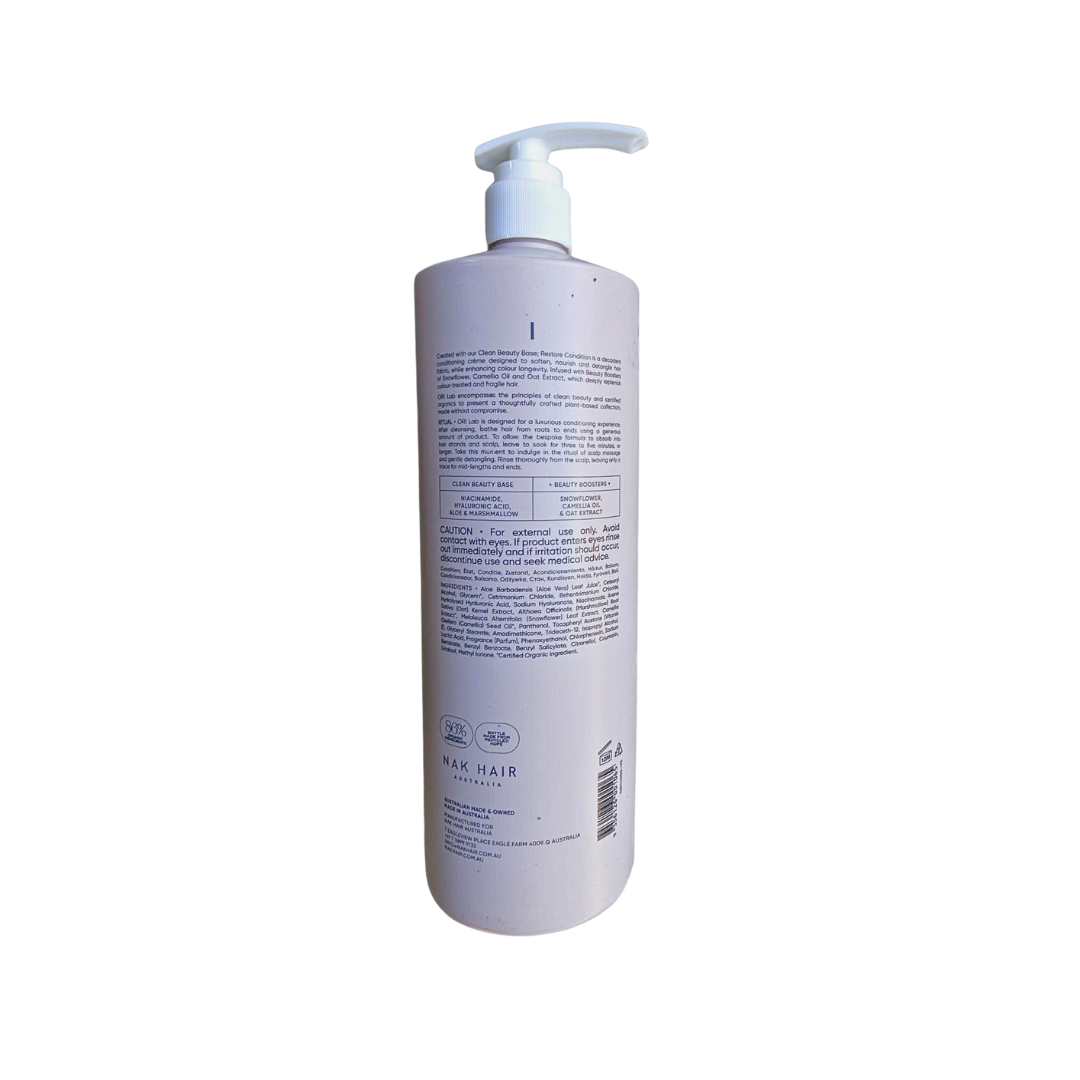 ORI Lab by NAK Hair Restore Condition 1 Litre