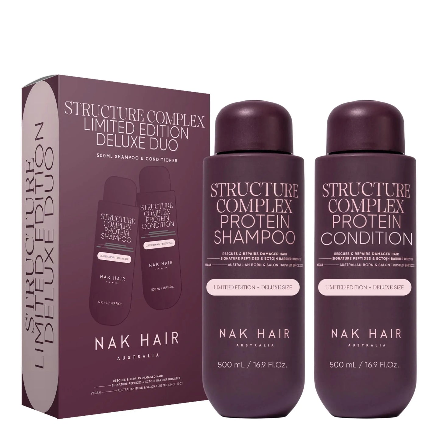 NAK Signature Structure Complex Shampoo and Conditioner 500ml Duo