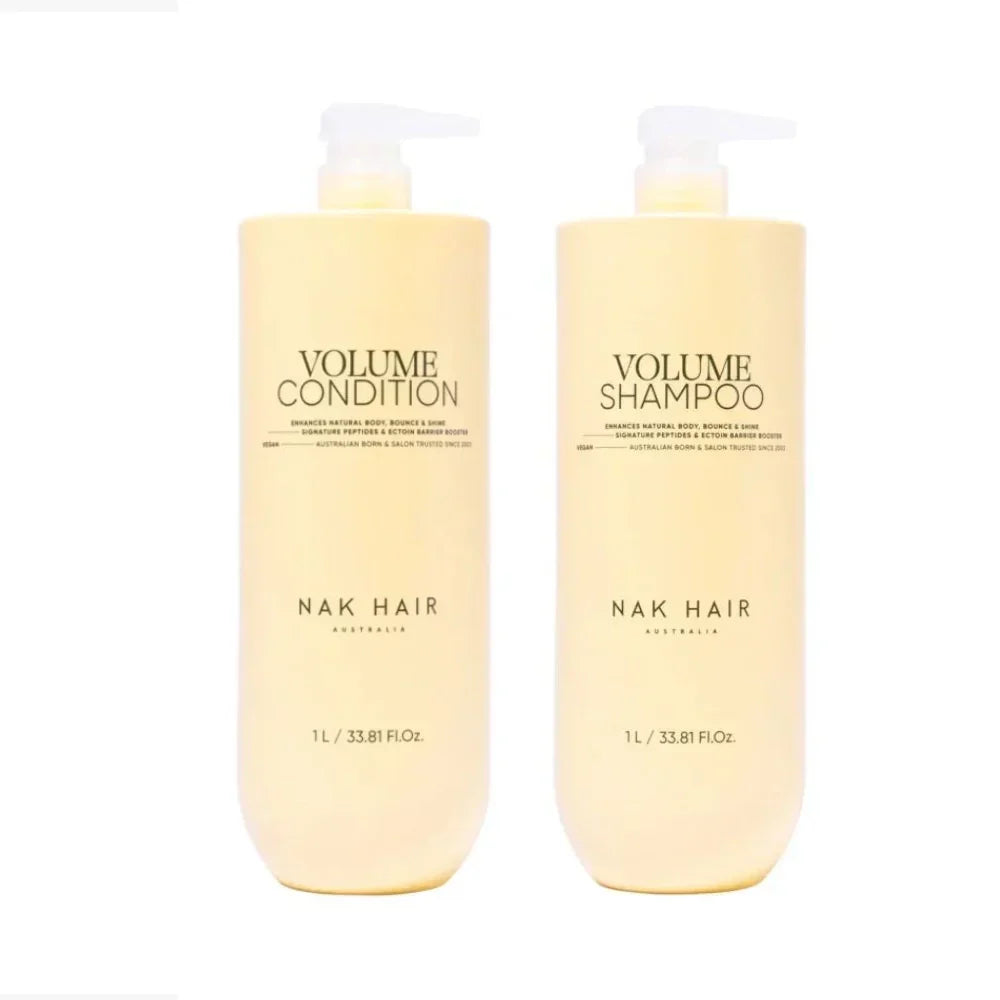 NAK Volume Shampoo and Conditioner 1L Duo