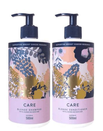 NAK Care Blonde Shampoo and Conditioner 500ml Duo
