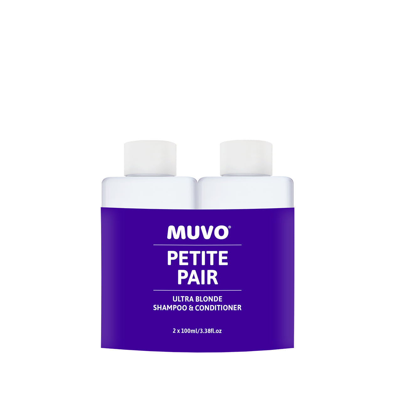MUVO Ultra Blonde Shampoo and Conditioner 100ml Petite Pair