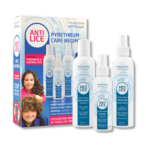Natural Look Anti-Lice Pyrethrum Care PLUS Oil Regimen Pack