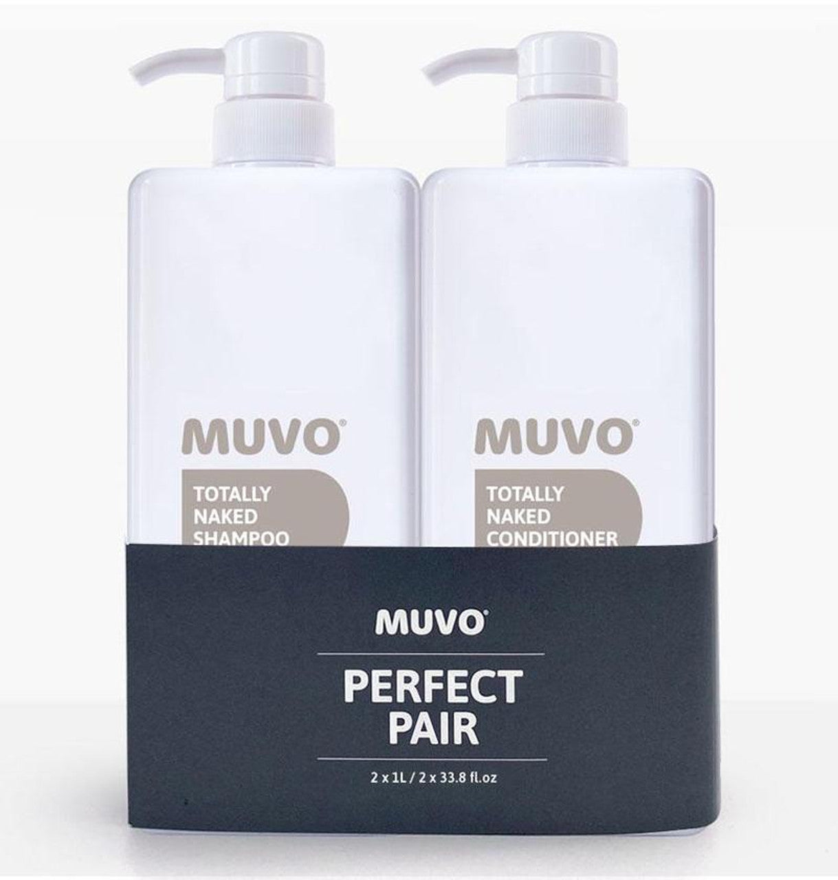 Muvo Totally Naked Shampoo and Conditioner 1L Duo