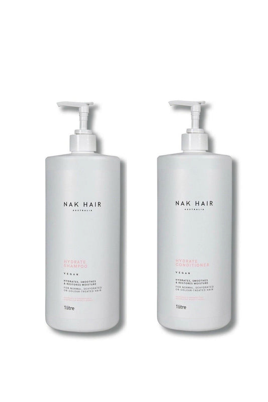 NAK Signature Hydrate Shampoo & Conditioner 1L Duo