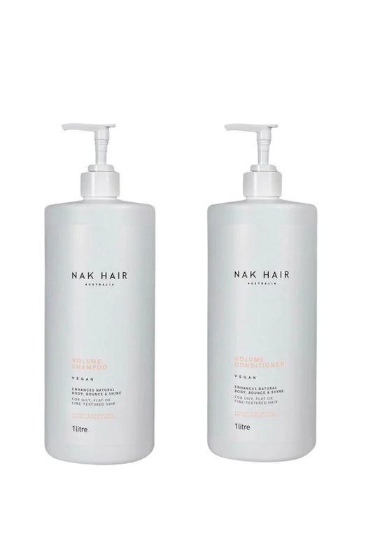 NAK Volume Shampoo and Conditioner 1L Duo