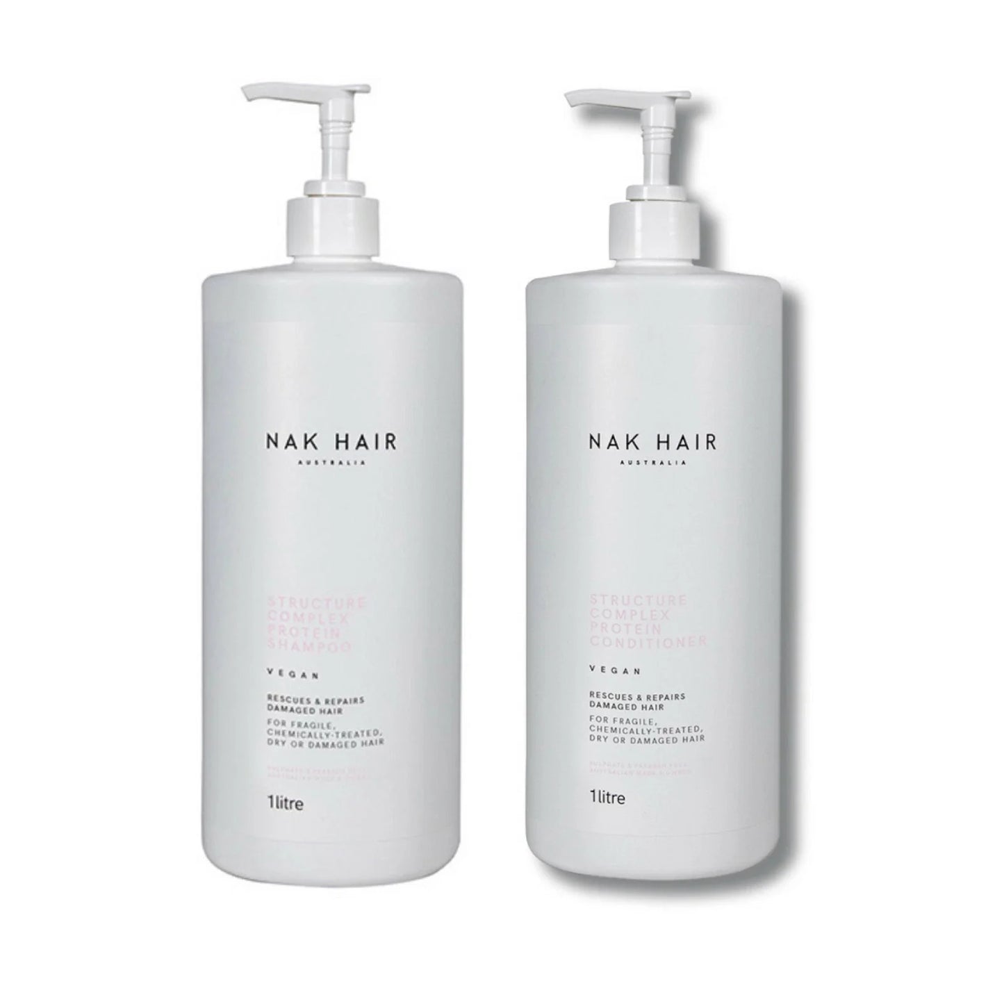 NAK Structure Complex Shampoo and Conditioner 1L Duo