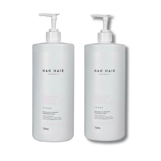 NAK Signature Structure Complex Shampoo and Conditioner 1L Duo