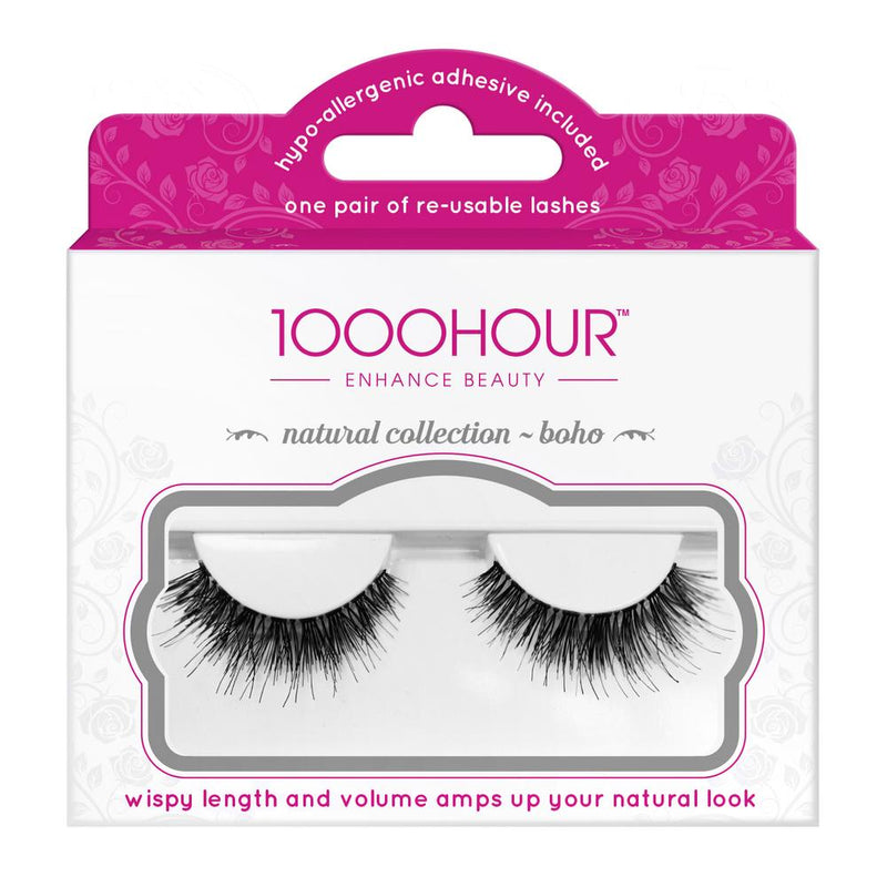 1000 Hour Natural Collection - Boho Re-Useable Lashes 1 Pair #553