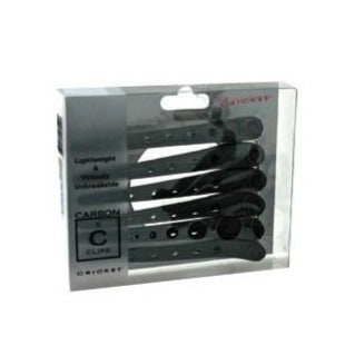 Cricket Carbon Clips Black 6pk