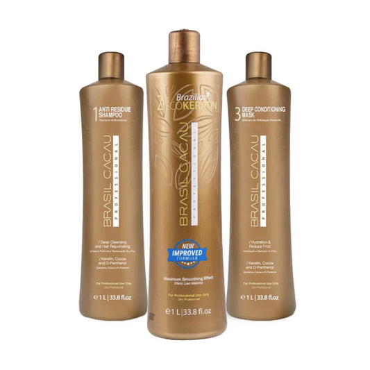 Brasil Cacau 1L Salon Kit #1 (BC 01, 02 & 03)