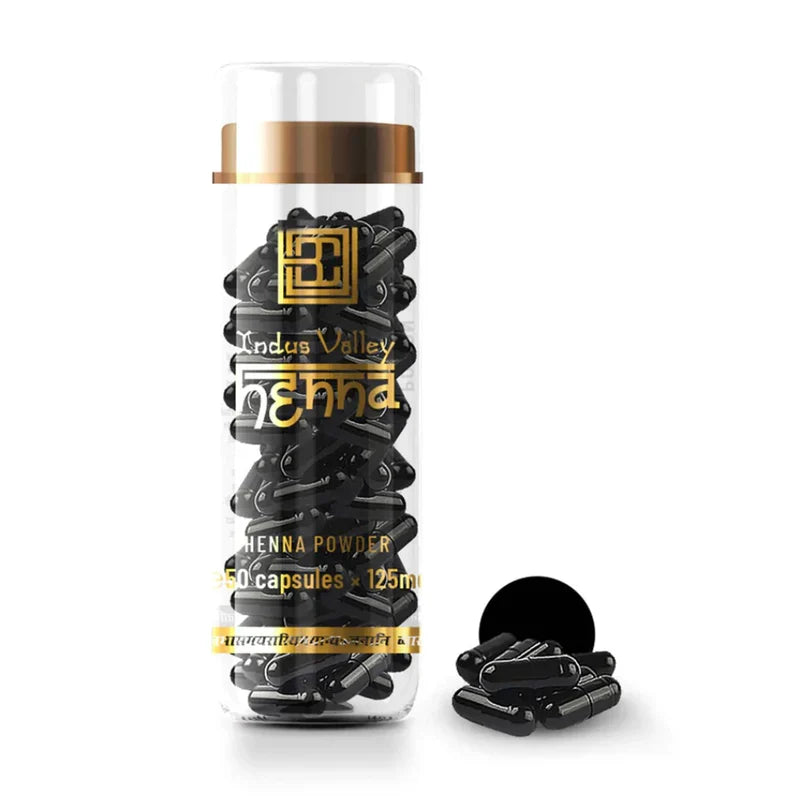 Brow Code Henna Black 50 Capsules x 125mg