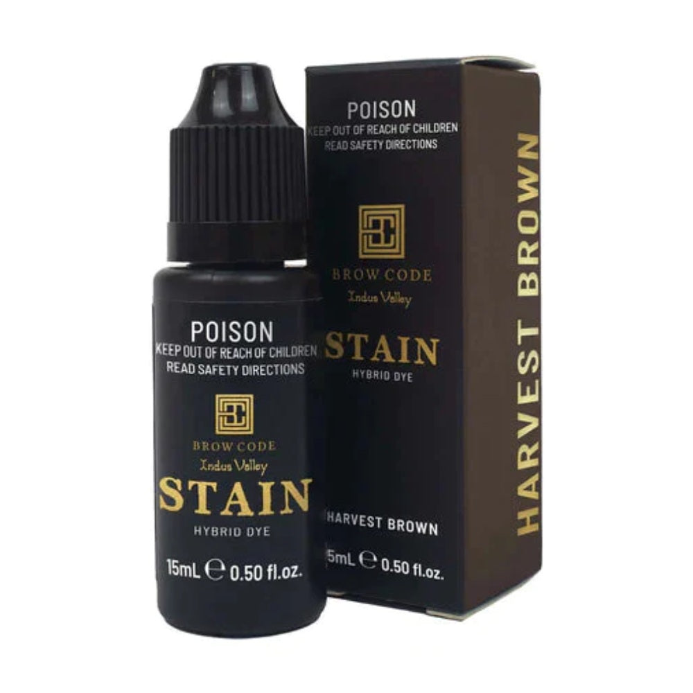 Brow Code Stain Hybrid Brow Dye Harvest Brown 15ml
