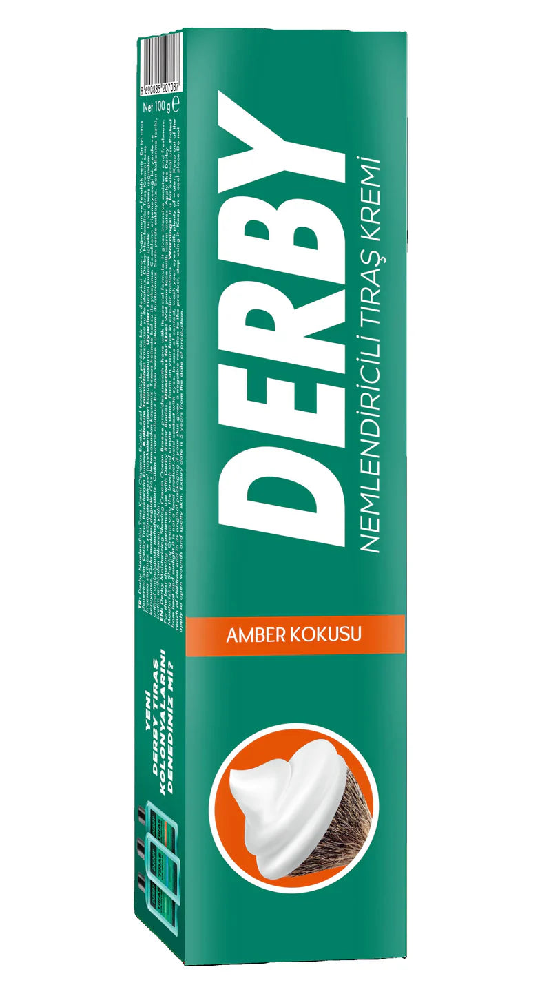 Derby Professional Turkish Shaving Cream Tube 100g - Amber Scent