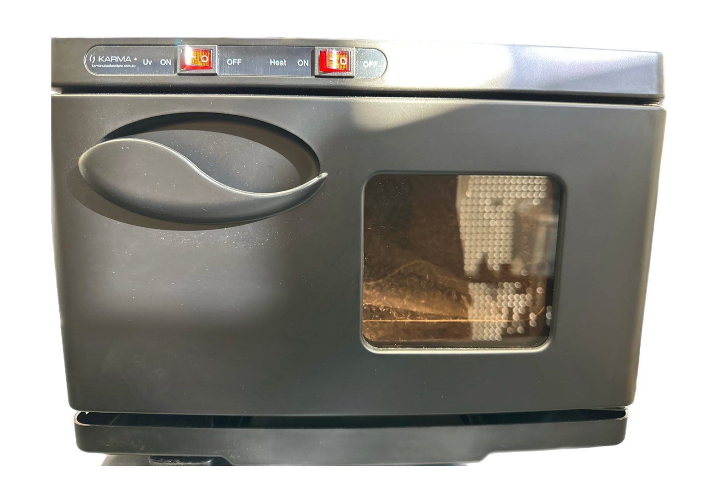 Karma UV Salon Single Door Hot Towel Warmer Black 8L 01010108