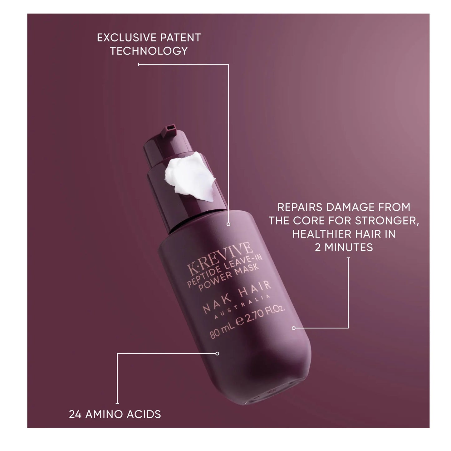 NAK K.Revive Peptide Leave in  Power Mask 80ml