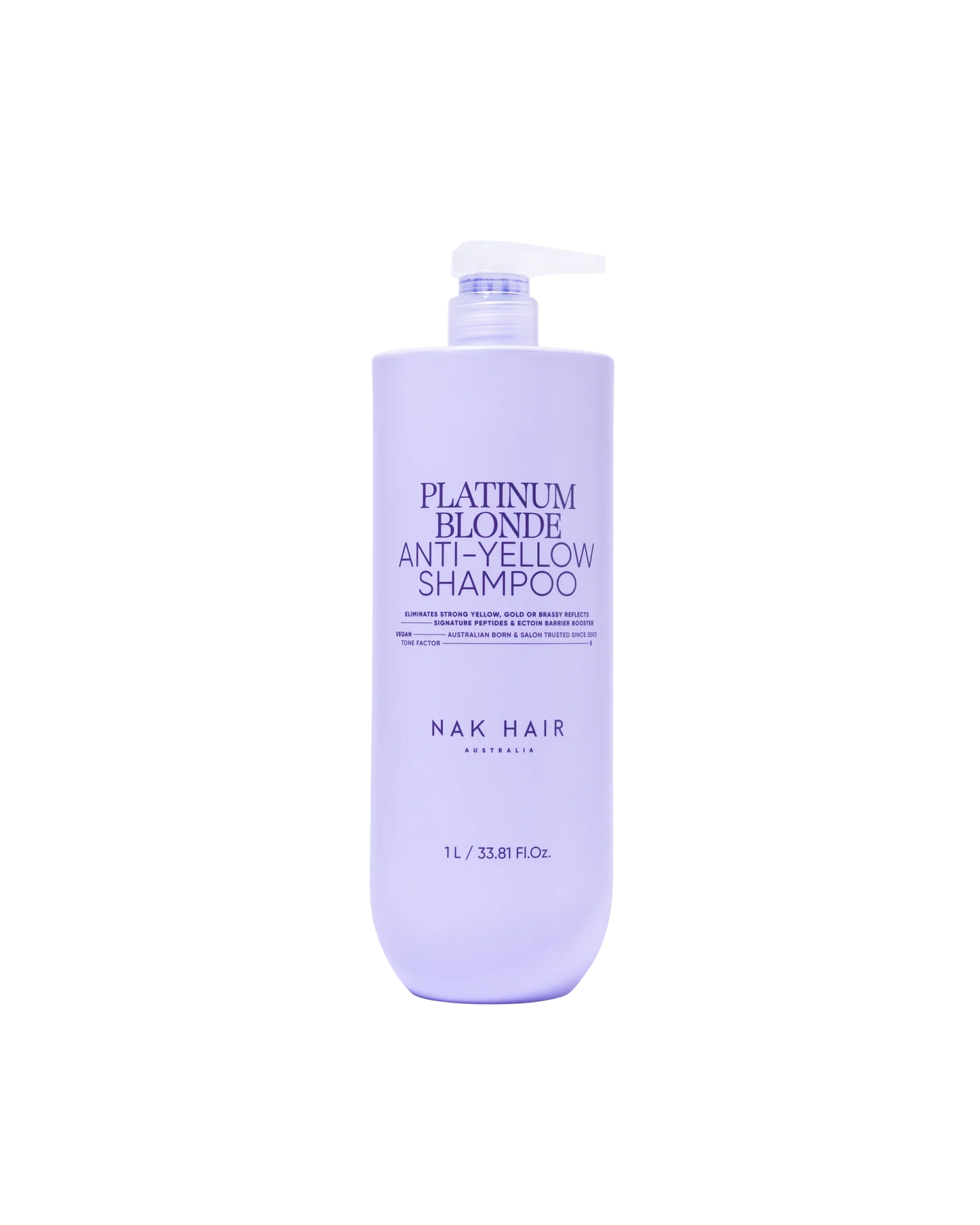 NAK Platinum Blonde Anti-Yellow Treatment 60 Second Repair 1L