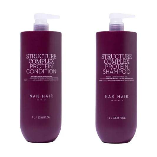 NAK Signature Structure Complex Protein Shampoo & Conditioner Duo 1L