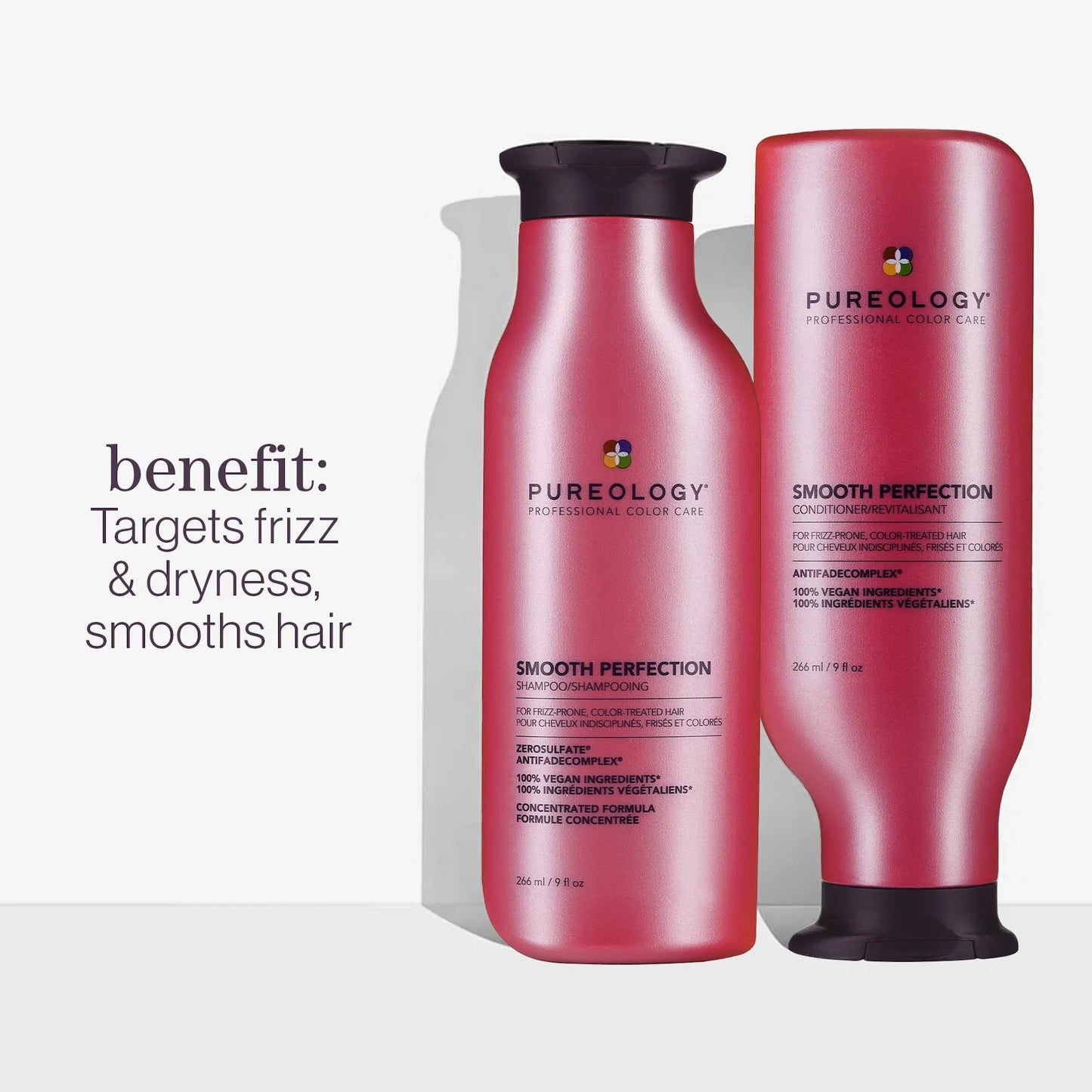 Pureology Smooth Perfection Shampoo and Conditioner 266ml Duo
