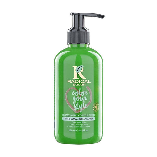 Radical Color Semi Permanent Hair Colour Green Apple 250ml
