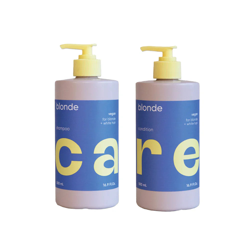 NAK Care Blonde Shampoo and Conditioner 500ml Duo