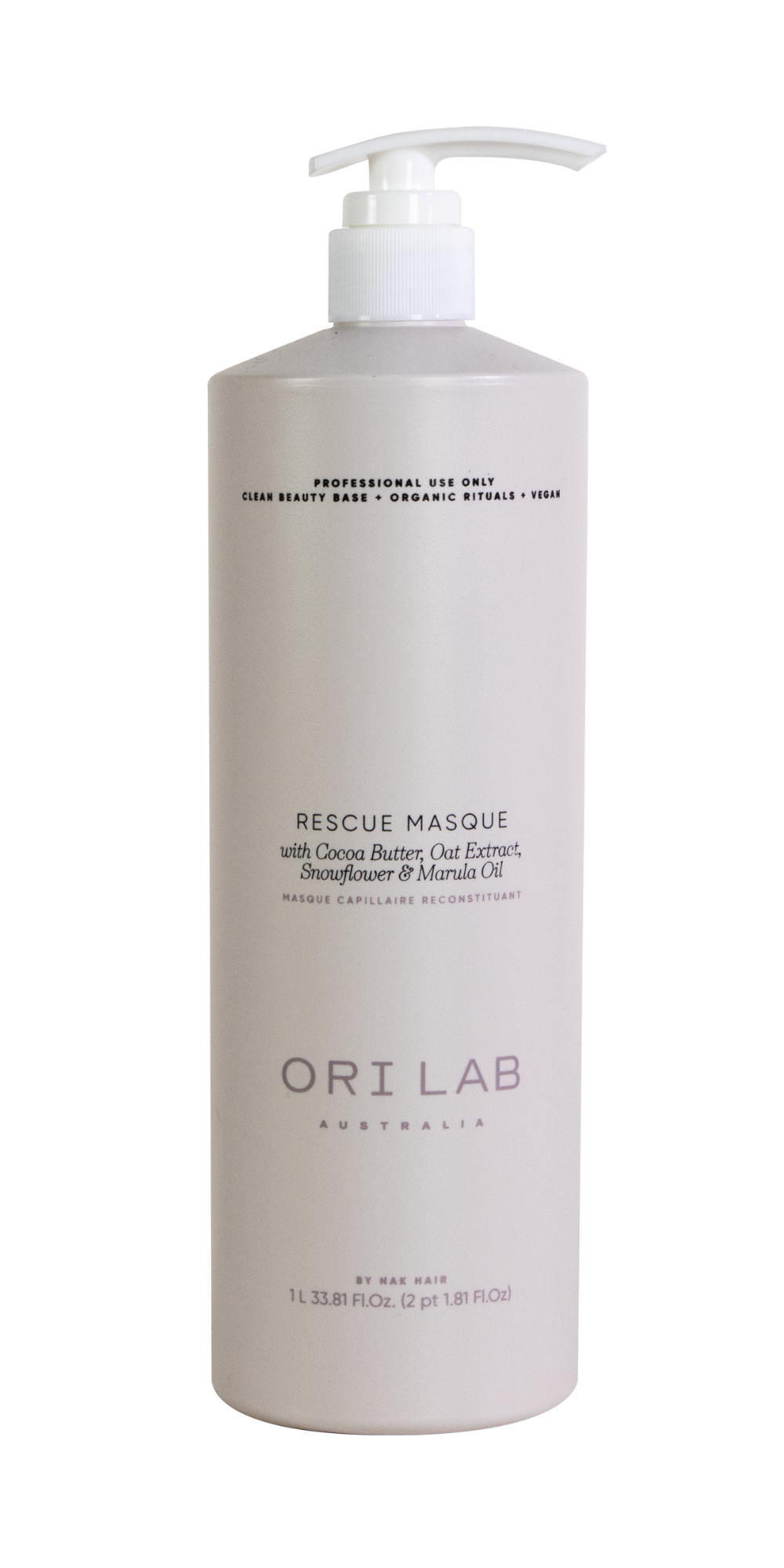 ORI Lab by NAK Hair Rescue Masque 1 Litre
