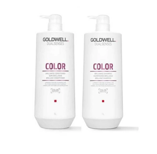 Goldwell Dualsenses Colour Brilliance Shampoo & Conditioner 1 Litre Duo Pack