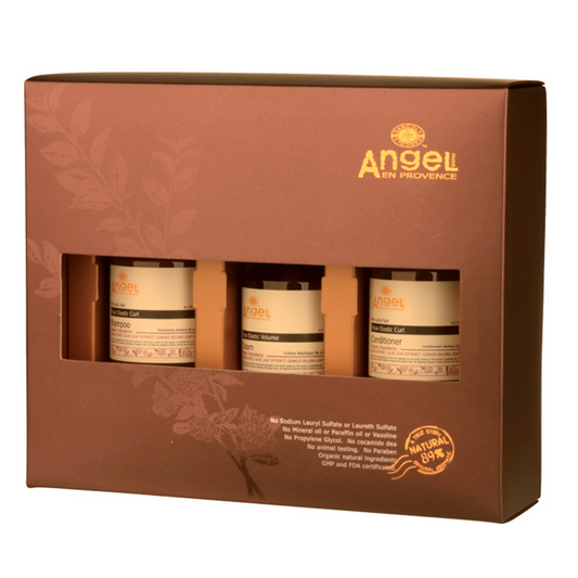 Angel En Provence Rose Elastic for Curly Hair Gift Pack