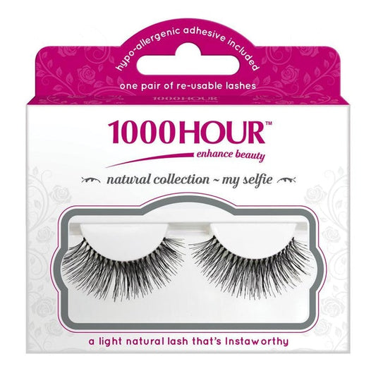1000 Hour Natural Collection Lashes - My Selfie Black #551