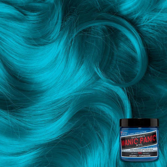 Manic Panic Atomic Turquoise 118ml High Voltage Classic Cream Formula Hair Color