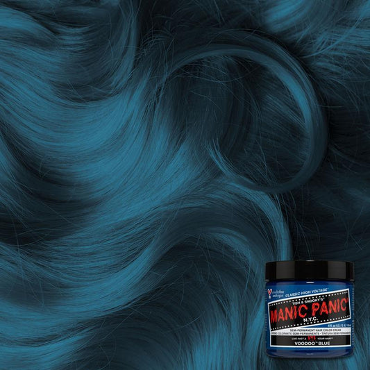 Manic Panic Voodoo Blue 118ml High Voltage Classic Cream Formula Hair Color